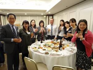 羅理事長與學校老師們