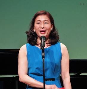 橫濱華僑總會會長施梨鵬特別舉辦音樂會，感謝僑務組組長趙雲華對橫濱僑民的關愛