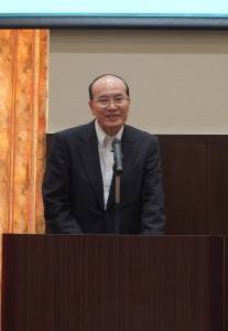 駐日代表處顧問兼台北文化中心主任朱文清到場致詞