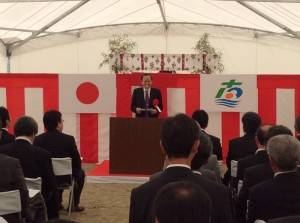 中華民國紅十字總會副會長葉金川出席祈福與動土儀式