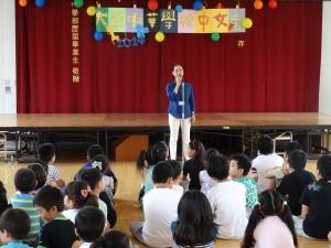 中文營開幕 校長陳雪霞勉勵同學珍惜機會好好學習