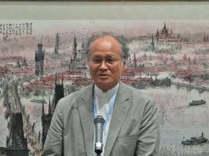 台灣美術院院長廖修平表示希望可以集結台灣各領域美術作家，一起到海外展出代表現代台灣美術的作品