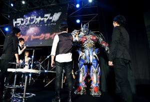 オプティマスと夢の共演