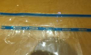 特製封口袋一經開封，騎縫處會顯示ＯＰＥＮＤ字樣，如圖中下方所顯示