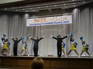 關西大學應援團與啦啦隊為萬國博覽會熱鬧開場