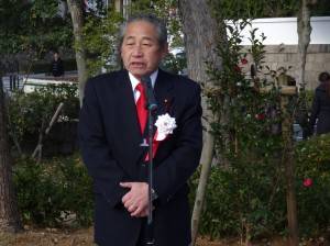 日華親善神戶市會議員聯盟會長池田林太郎