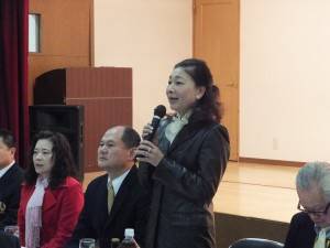 橫濱華僑總會會長施梨鵬感謝僑社的團結，讓僑社與日本各界可以更加互相理解