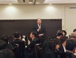 駐那霸辦事處處長粘信士致詞