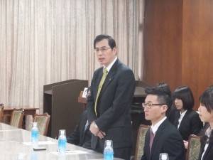 台灣貿易中心東京事務所所長陳英顯表示此研修制度已邁入第１０年，有超過２００位研修生在日研習