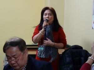 大阪ACC事務局負責人深小青感謝志工及各界這兩年來對ACC的支持