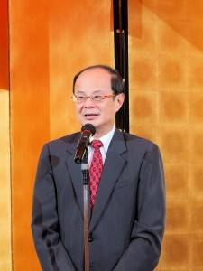 駐日代表沈斯淳致詞感謝春訪團巡演首站抵日演出