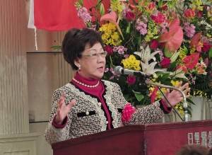 呂秀蓮表示從人類歷史上看，女性扮演的角色愈趨重要
