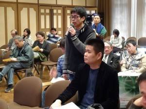 訪談後 在場學生提問