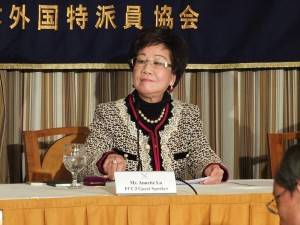 台湾新聞のインタビューに答えた台湾の呂秀蓮元副総統