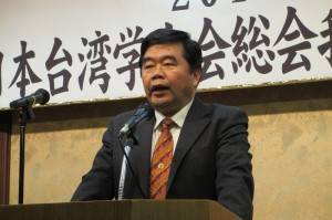 台北駐福岡経済文化弁事処の戎義俊処長
