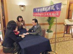 駐處在活動現場安排「行動領務」，服務靜岡僑民