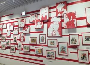 《火影忍者》故事裡描述許多主角和其他夥伴的羈絆，作品中以「火的意志」來表現，因此特別用紅色的線條來呈現（©KS／S）