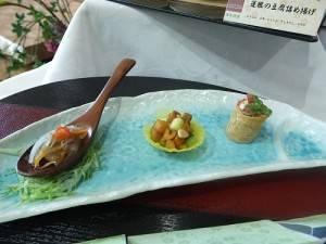 會的日本賓客對於創意素食料理的色香味俱全，感到相當驚艷