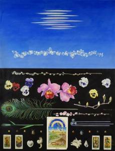 立石氏の作品「春(1973年)」(提供：泰明画廊)