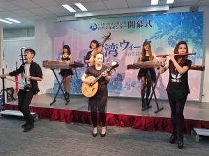 采風樂坊表演融和傳統與現代的演奏，贏得滿堂彩