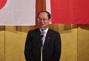 駐日代表沈斯淳致詞感謝在日僑界支持政府，並為台日關係盡心盡力