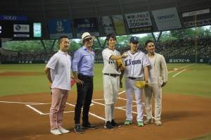 曹佑寧さん、郭俊麟投手、中孝介さん