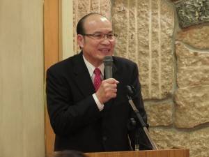台湾文化センターの朱文清センター長
