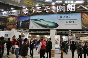 隨著今年3月將開通的北海道新幹線,北海道地區也特別參展介紹當地特色
