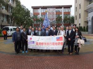 臺北市立松山高級工農職業學校にて（写真提供：草加高校・木田一彦校長）