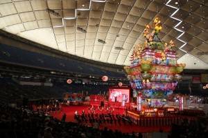 秋田能代七夕的「天空不夜城」山車高達24﹒1公尺,首度參加東京故鄉祭
