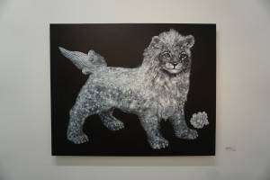 「Lion and peony」