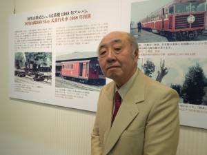 原信太郎さんと台湾の鉄道に乗り合ったという鉄道著作家の松本謙一さん