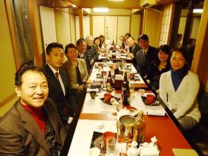 京都華僑總會設宴歡迎新處長張仁久伉儷