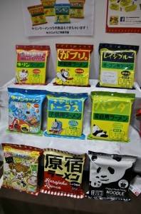 小笠原製粉也異業合作，推出各式包裝泡麵