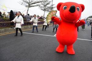 千葉縣的吉祥物千葉君也現身活動現場(照片提供:桃園市政府)