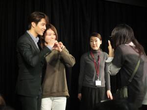 ２ショットチェキ撮影会の様子