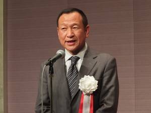 今年の参院選に意欲を示した亜東親善協会の大江康弘会長