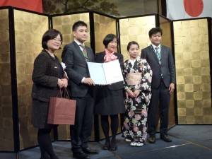 ⑧１ヶ所、１ヶ所に感謝状と記念品を贈呈