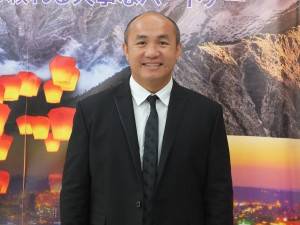 意気込みを語った張泰山選手