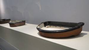 從江戶時代的窯裡出土的紡織用陶器
