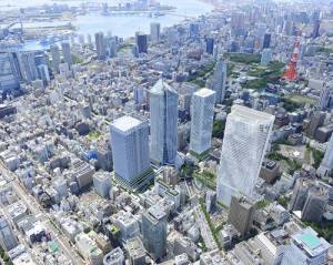 虎之門地區新設施完工後的預想圖（資料提供：森大廈株式會社）