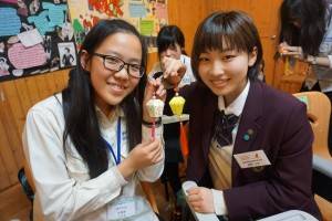 延平高校でのランタン作り
