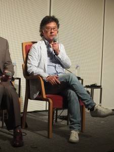 台湾画廊協会の王瑞棋理事長