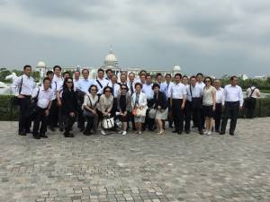 在奇美博物館前合影