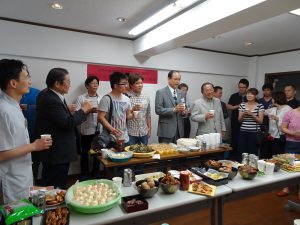 京都府議會日台親善協會會長植田喜裕、京都市日台親善議員聯盟會長小林正明到場與大家同歡