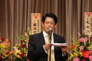 在日台灣同鄉會會長岡山文章期待謝長廷能為台日關係帶來更好的發展