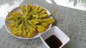 炸金針