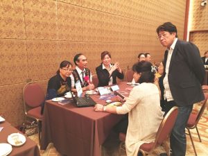 個別商談の様子