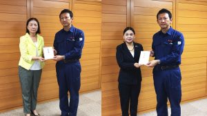 新垣総会長、頼会長から