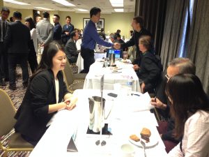 シカゴで開催されたマッチング会の様子